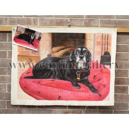 Dog from Digital Photograph