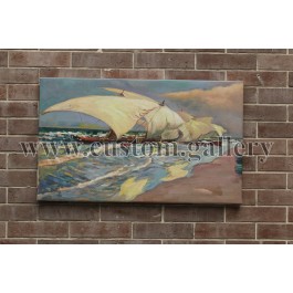 Bastida Valencian boats, Joaquin Sorolla y Bastida