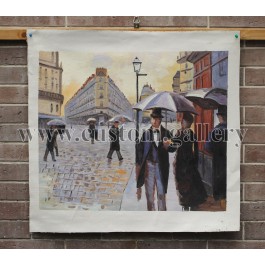 Paris Street: A Rainy Day, Study Gustave Caillebotte