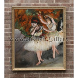 Two Dancers Entering the Stage, Edgar Degas
