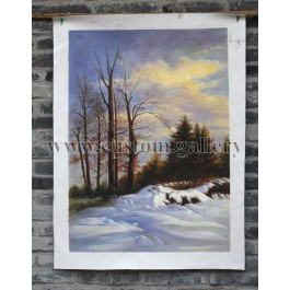 Catskill Winter Landscape, Thomas Hiram Hotchkiss