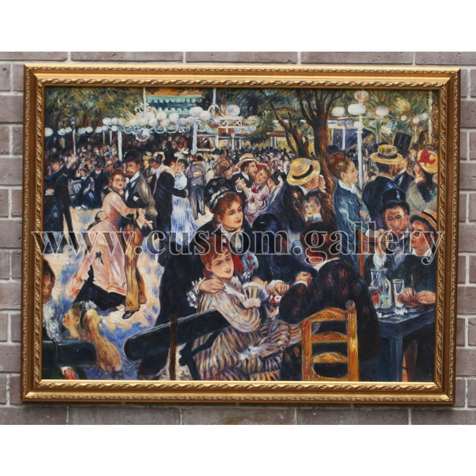 Pierre-Auguste Renoir Dance at the Moulin De La Galette 1876