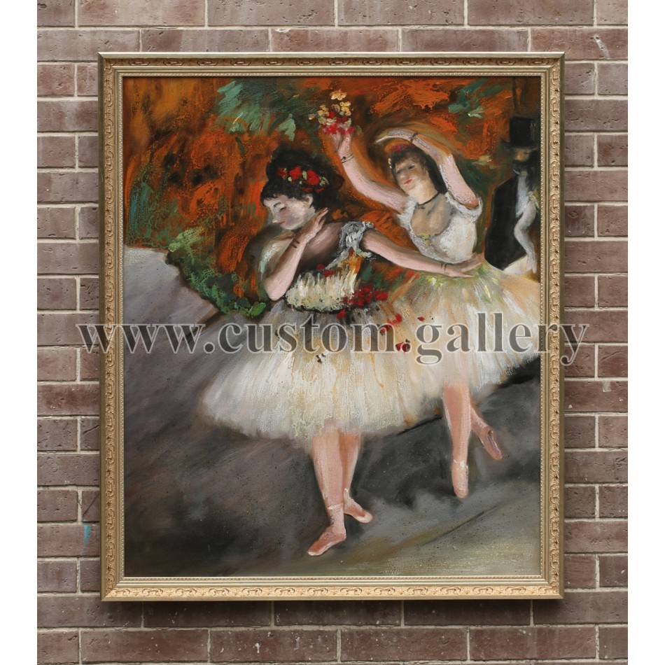 Two Dancers Entering the Stage, Edgar Degas