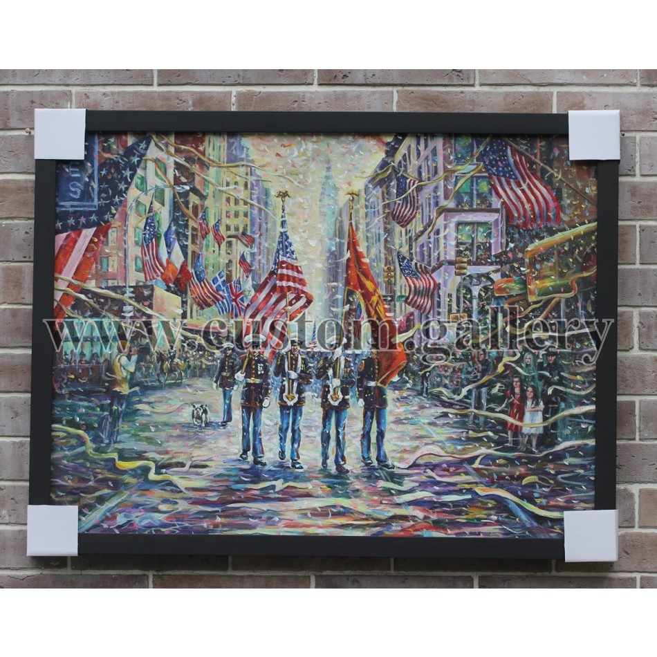 Impressionistic Street Celebration